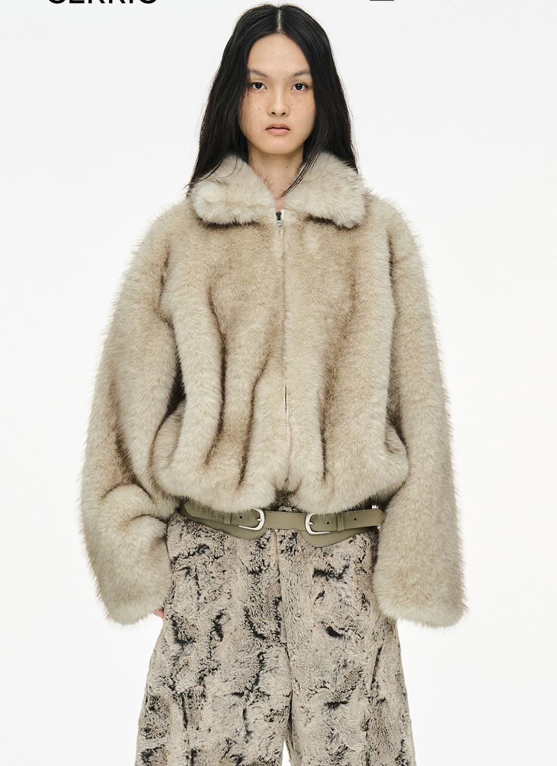 cerric brushed fur jacket 상품이미지1