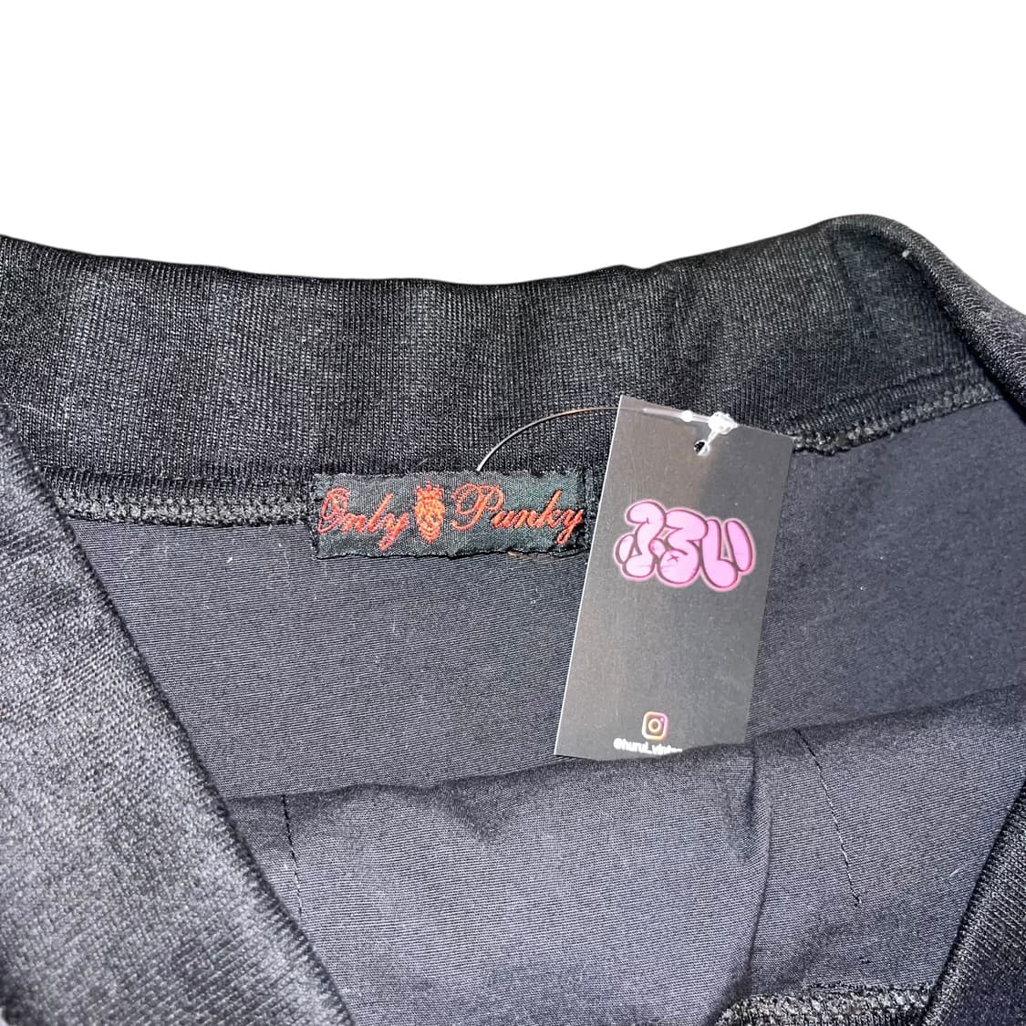 펑크 패치 체크 밴딩 스커트 펑크y2k갸루 상품이미지4