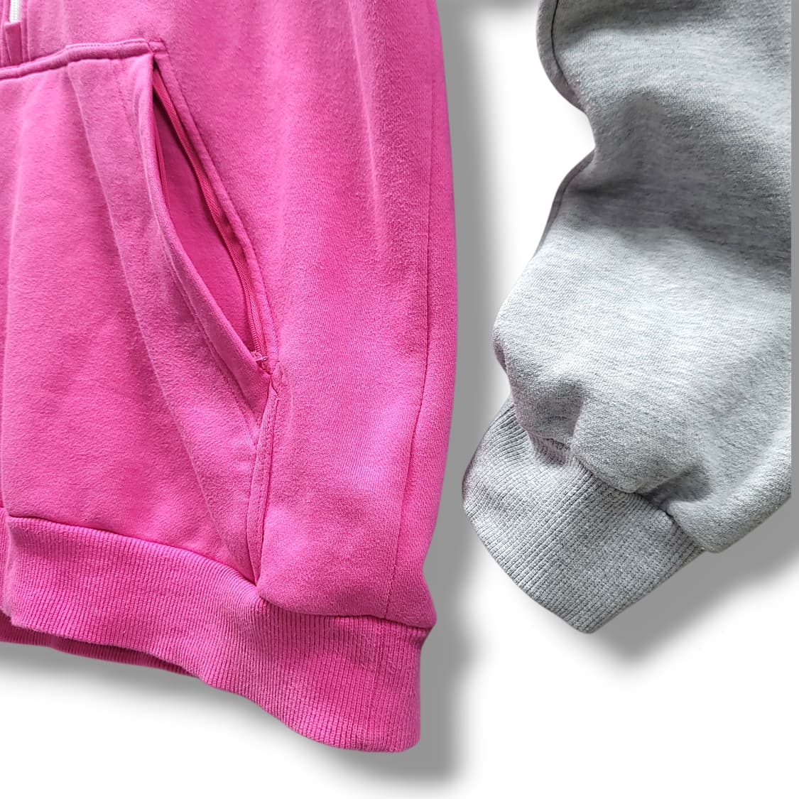 [2XL~3XL] 아디다스 트레포일 컬러 블록 하프 집업 후드 티셔츠 상품이미지6