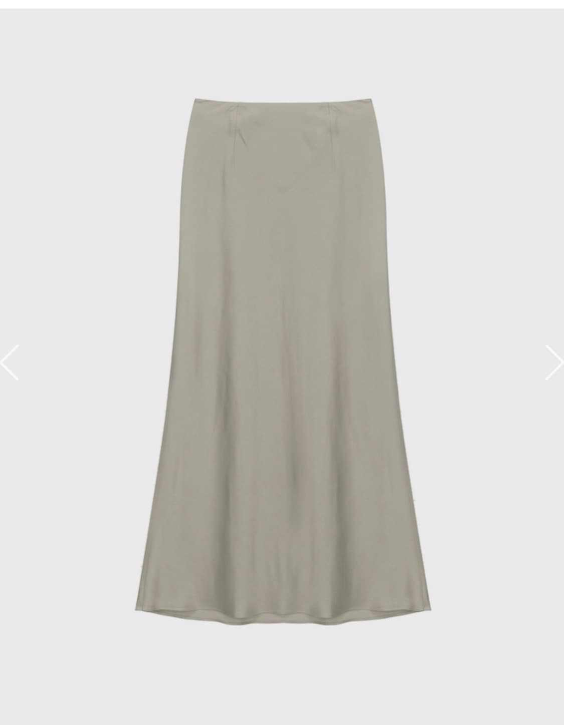 모노하 Satin long skirt (beige) 상품이미지2