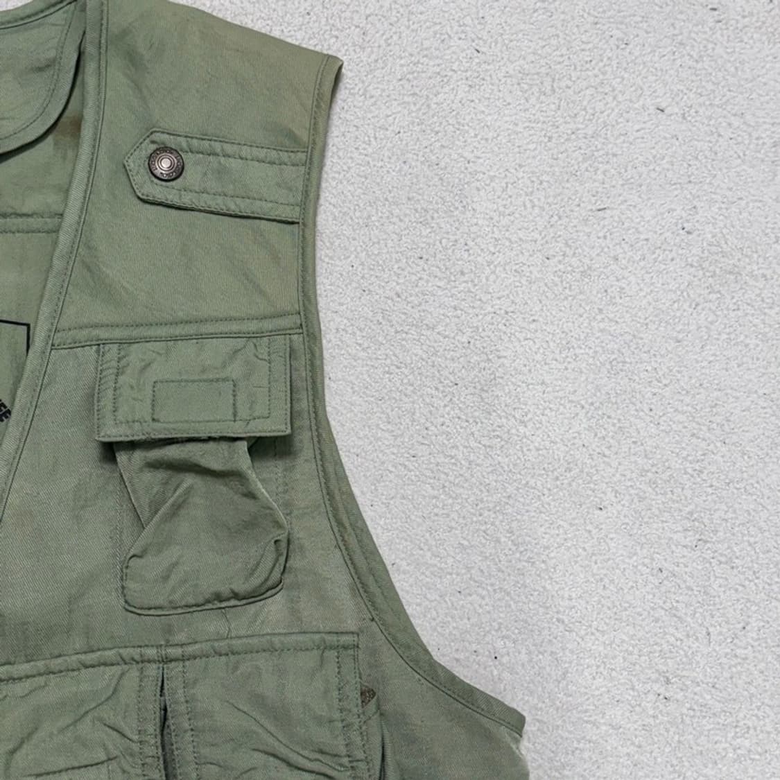 KOLON SPORT 멀티포켓 피싱 베스트 카키 90 상품이미지3