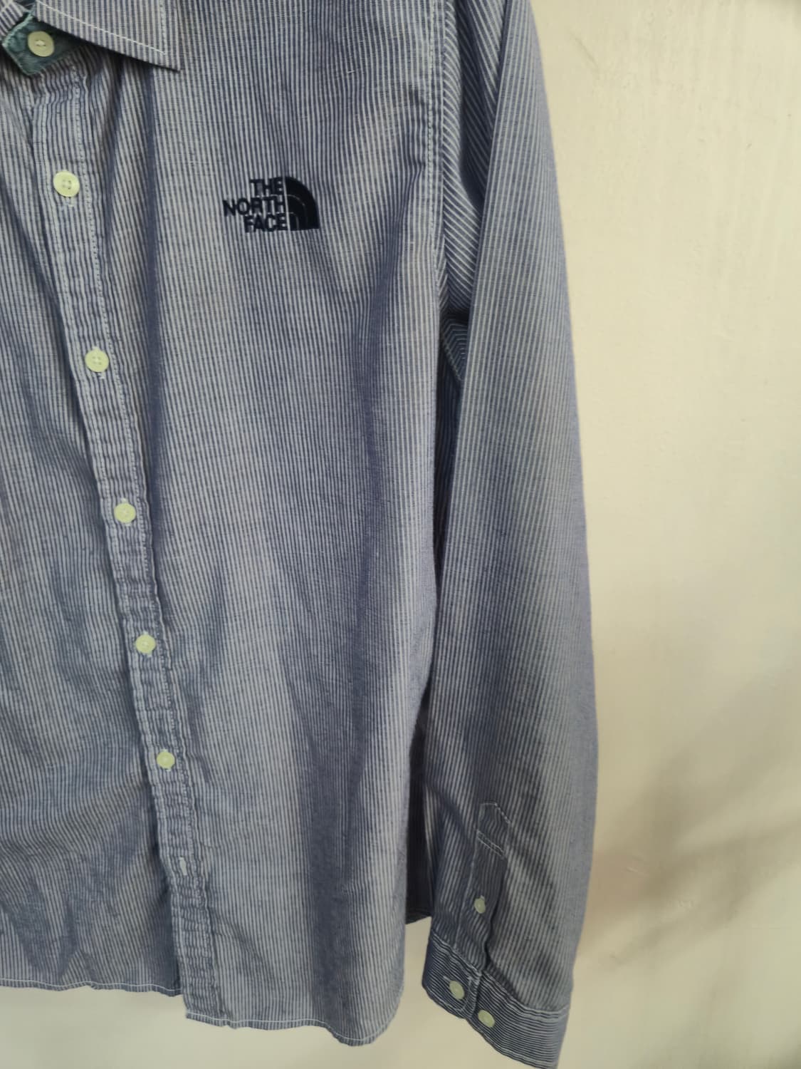 노스페이스 스트라이프 셔츠 긴팔 남성 상품이미지5