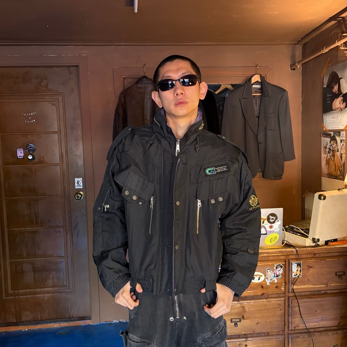 90S JAPAN VINTAGE FULL DETAIL BOMBER 상품이미지2