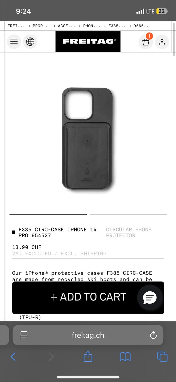 프라이탁 아이폰 14pro 케이스 상품이미지1