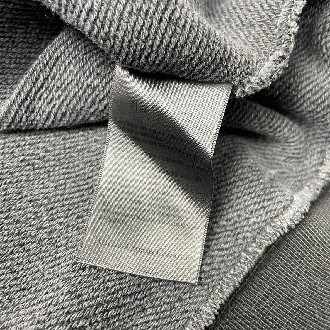 소버먼트 빈티지 워싱 맨투맨 티셔츠 S 상품이미지4