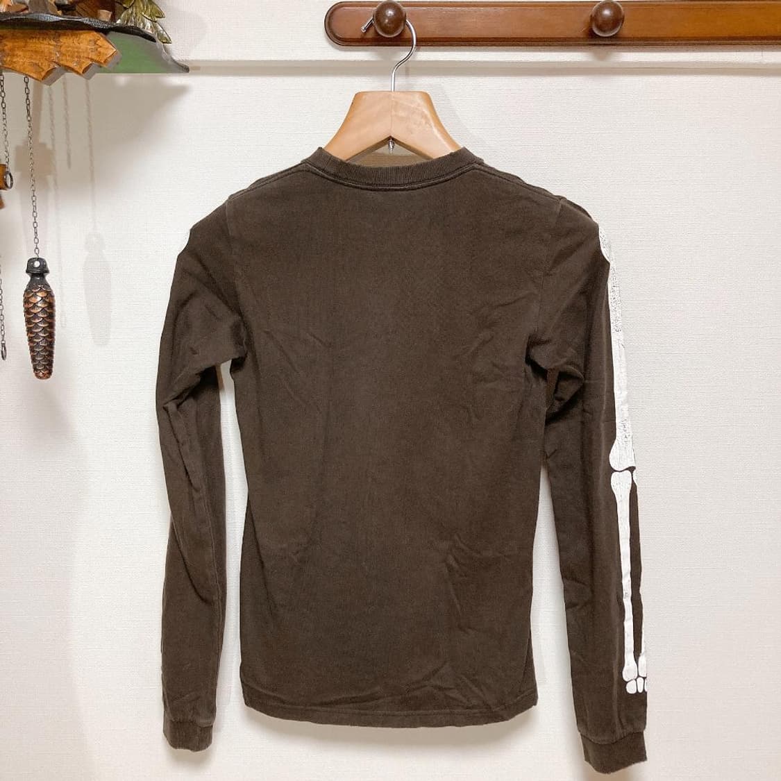 00s 넘버나인 스켈레톤 롱슬리브 티셔츠 상품이미지9