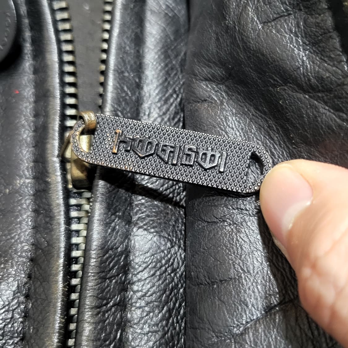 koogi 소가죽 레더 자켓 블랙 (105) 상품이미지5