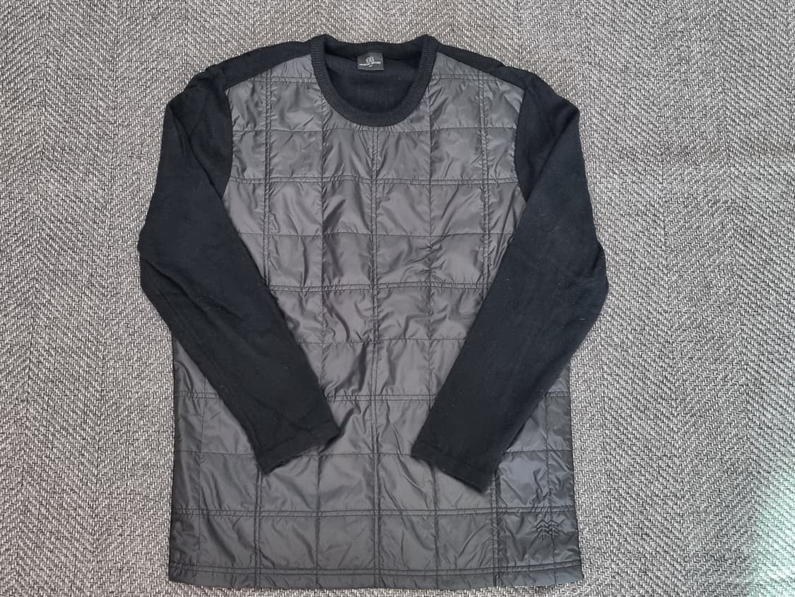 Kolon Sport 니트 퀼팅 믹스탑 상품이미지1