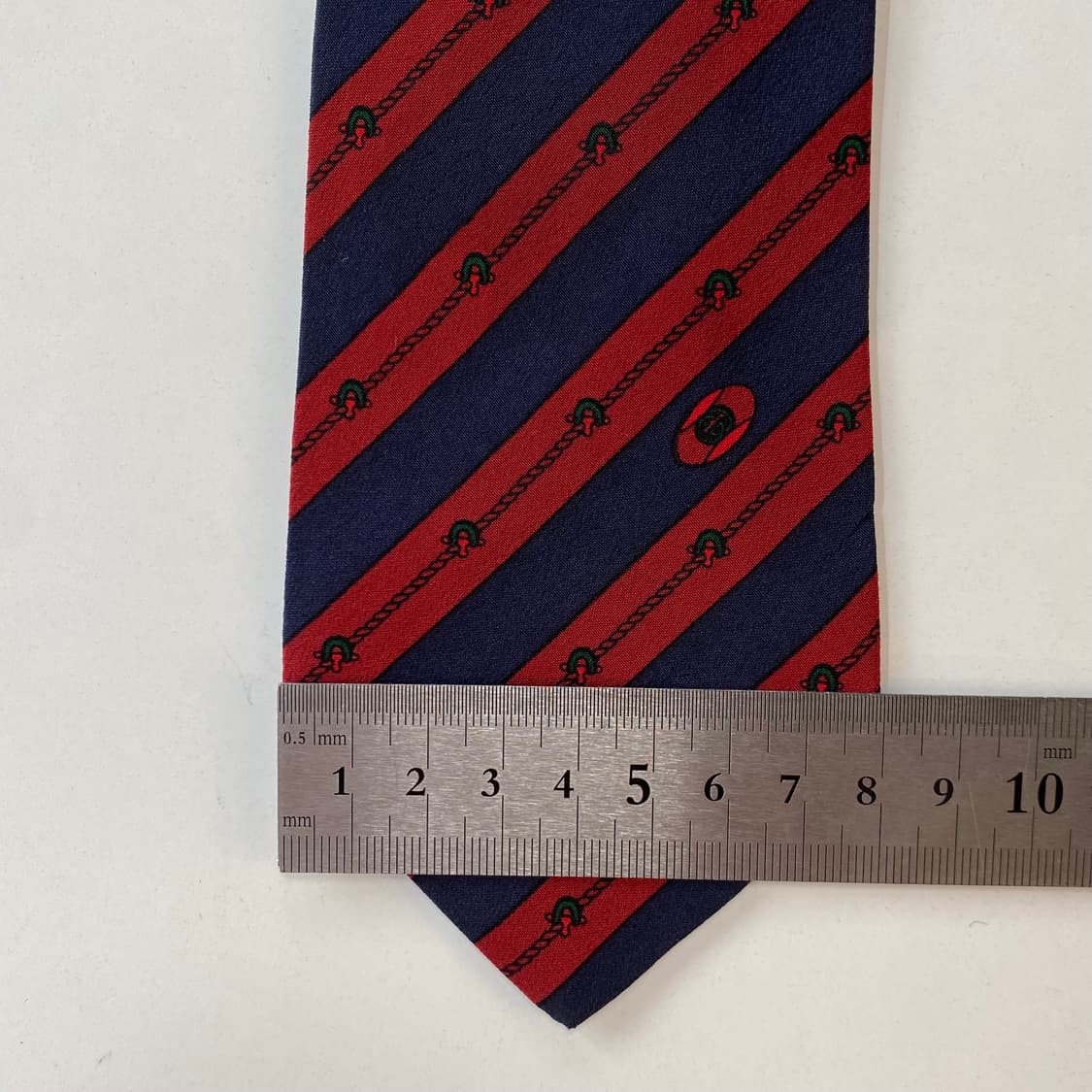 구찌(GUCCI) 심플로고 명품 정품 넥타이 7.8cm 상품이미지8