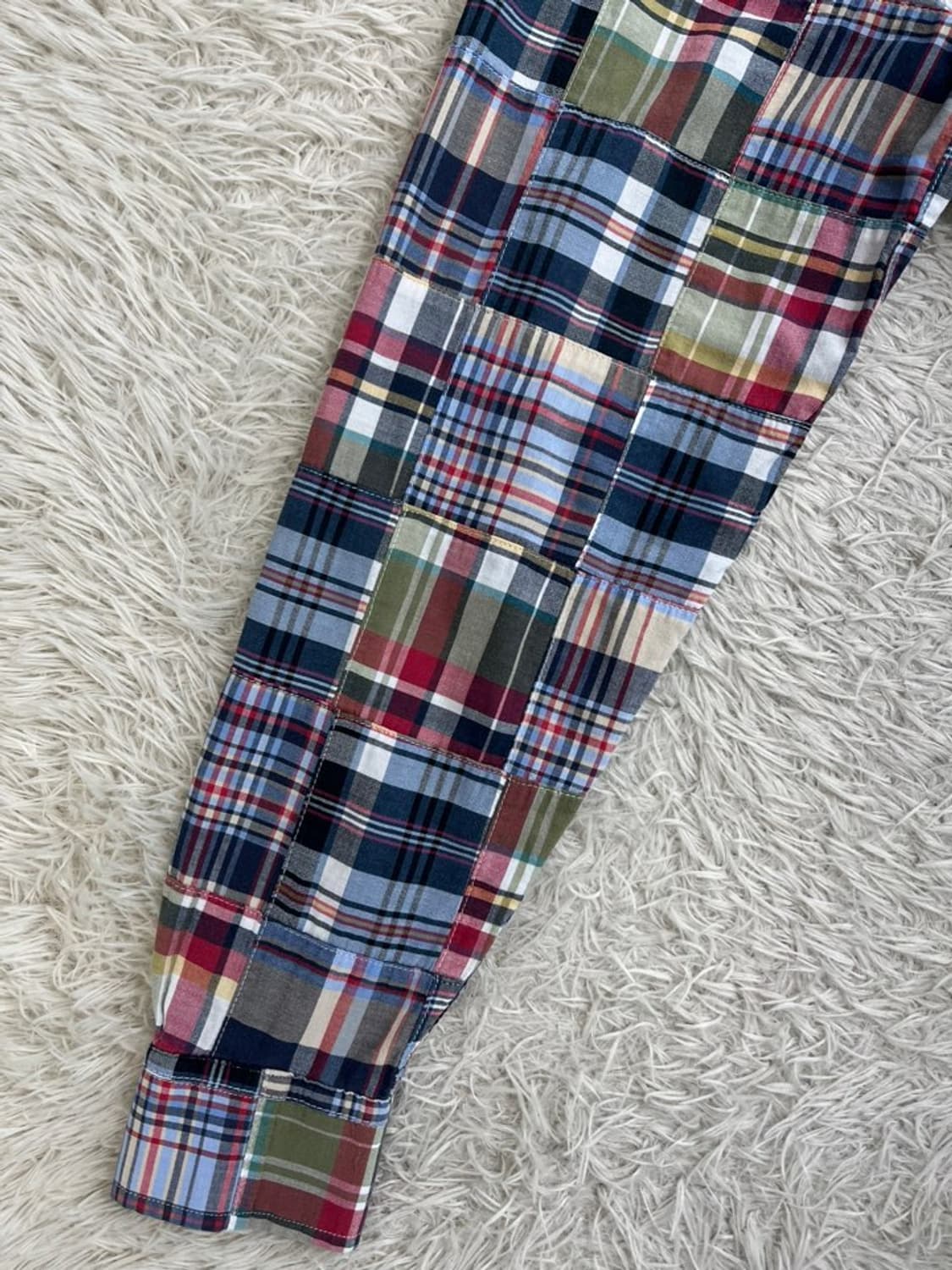 브룩스브라더스 패치워크 마드라스 셔츠/#3188 상품이미지2