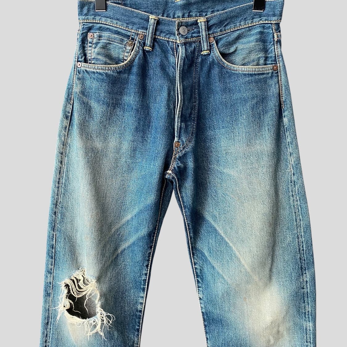 (28)Evisu 에비수 재팬 빈티지 셀비지 데님 청바지 상품이미지2