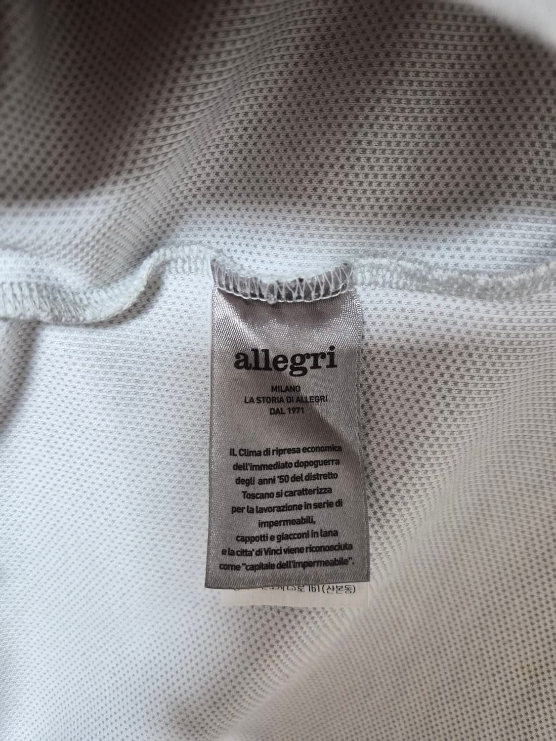 알레그리allegri 절개 카라티셔츠 L - T156 상품이미지5