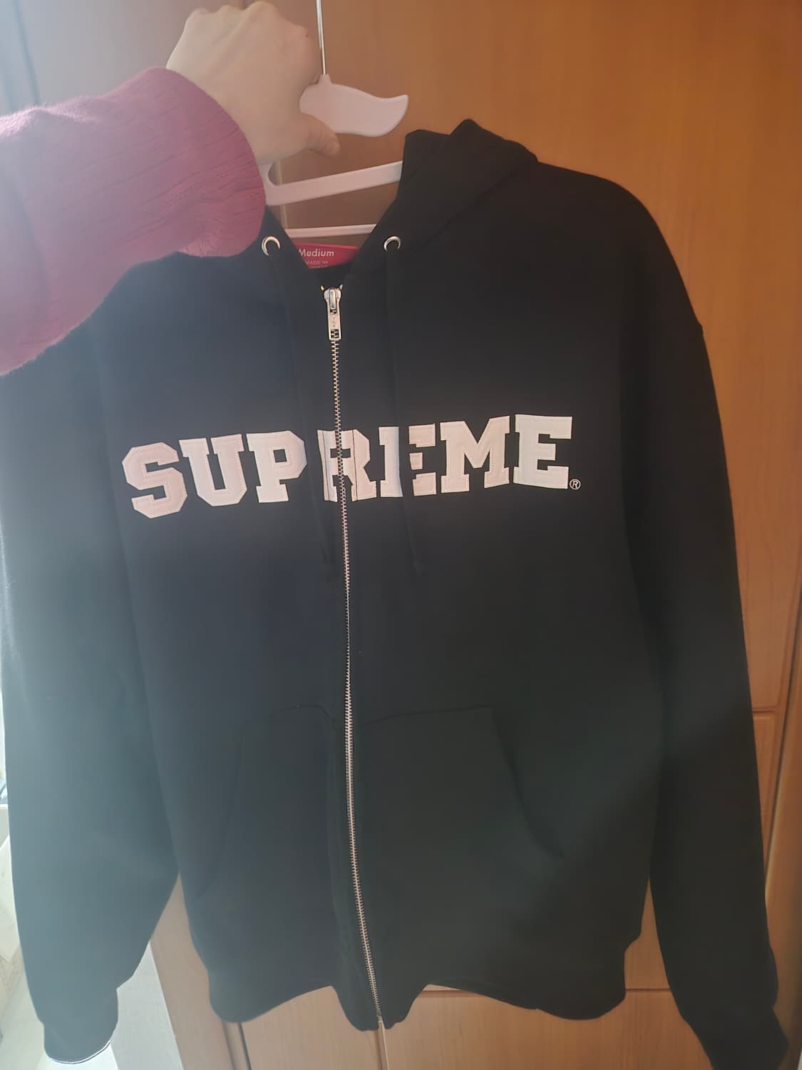 슈프림 컬리지에이트 후드집업 M 상품이미지1