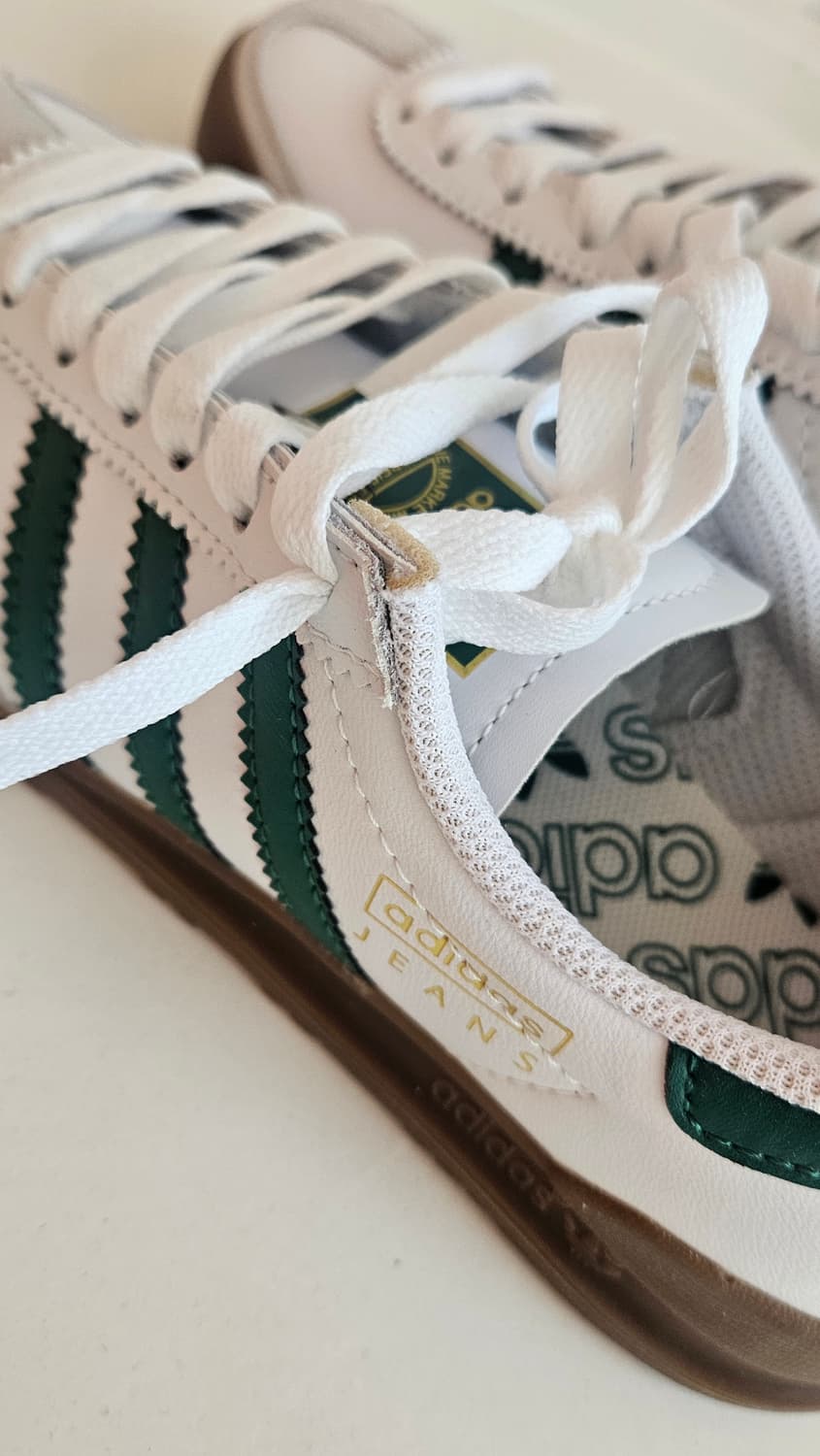 (새 제품) 아디다스 진스 클라우드 화이트 컬리지에이트 그린 검 상품이미지2