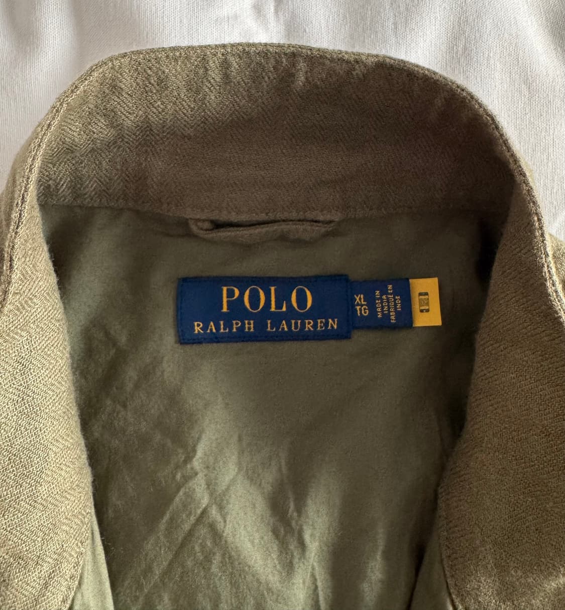 [XL] 폴로 랄프로렌 바라쿠다 헤링본 린넨 트윌 해링턴 자켓 상품이미지5