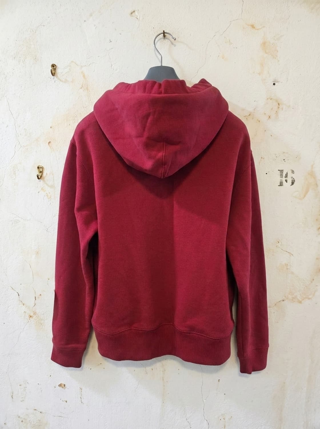 코치 레드 로고 후드티 S 상품이미지2