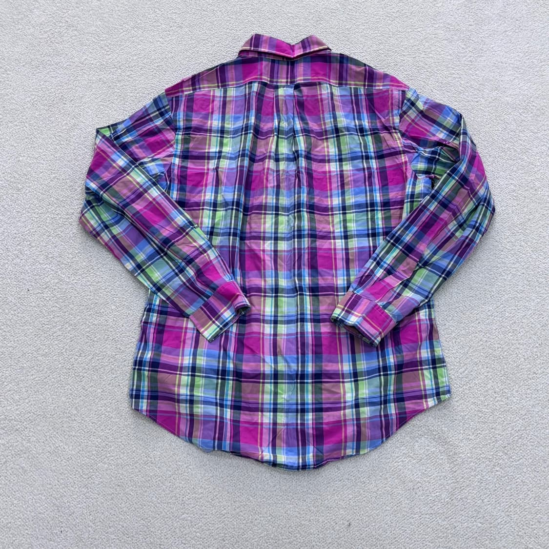 L 폴로랄프로렌 마드라스 체크 셔츠 0414E 상품이미지2