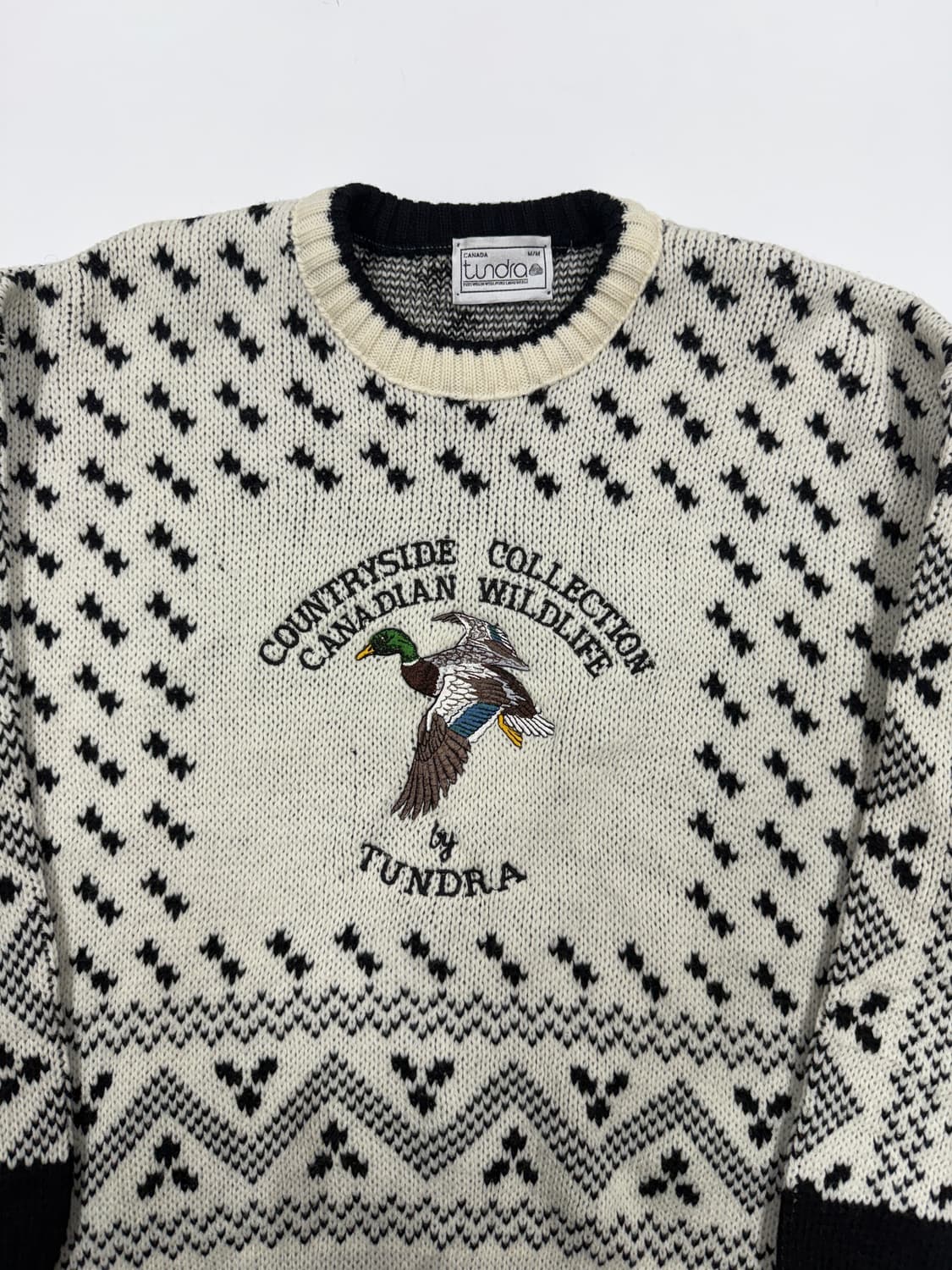 TUNDRA 캐나다 버진 울 니트 스웨터 상품이미지3