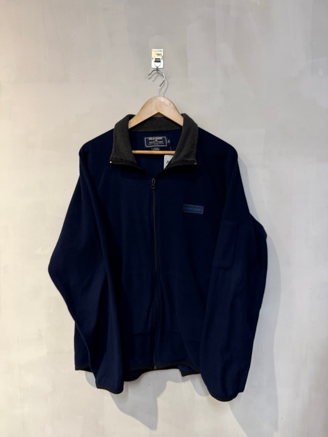 폴로 네이비 플리스 집업 상품이미지1