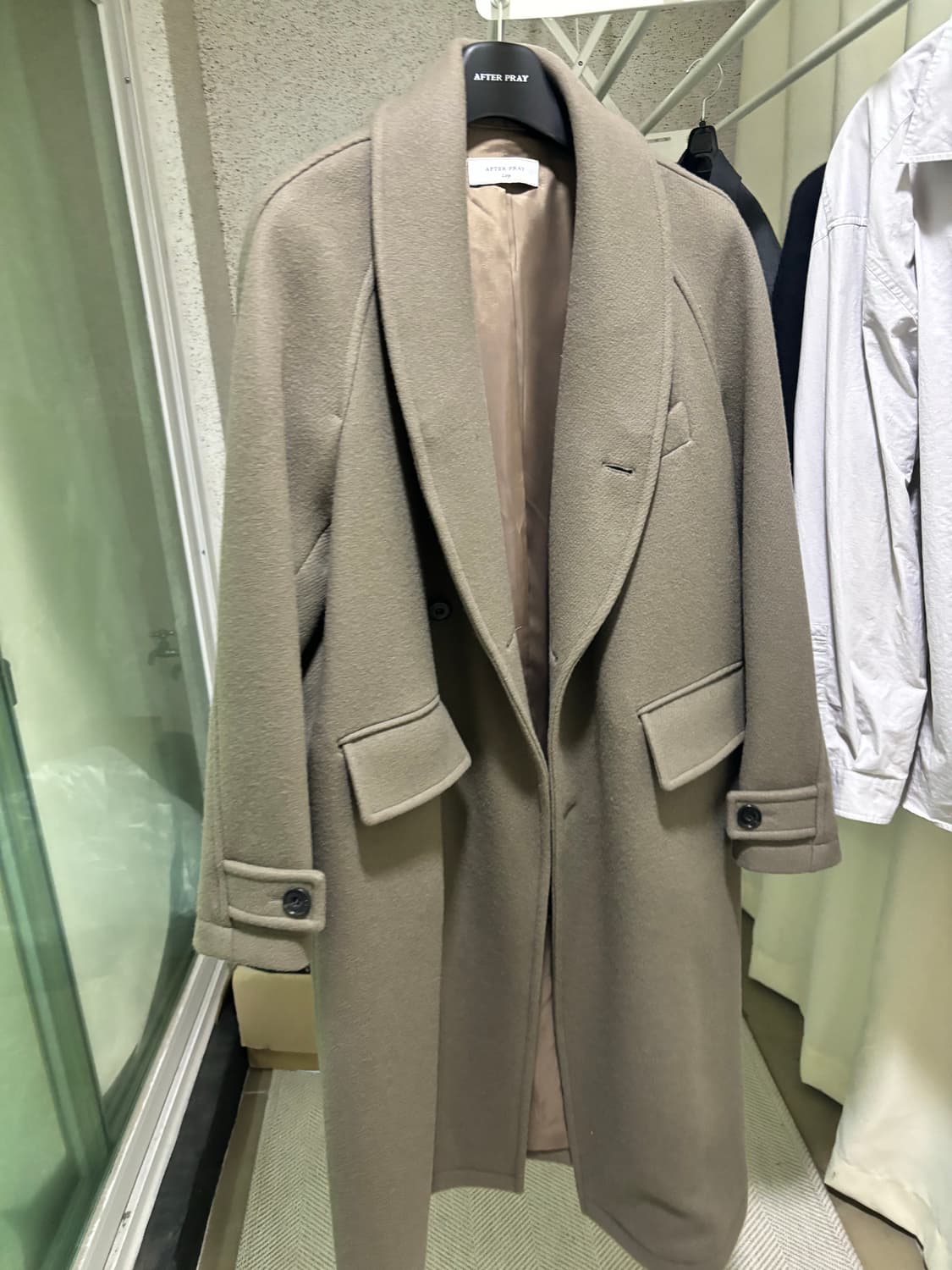 애프터프레이 숄카라 코트 L 상품이미지1