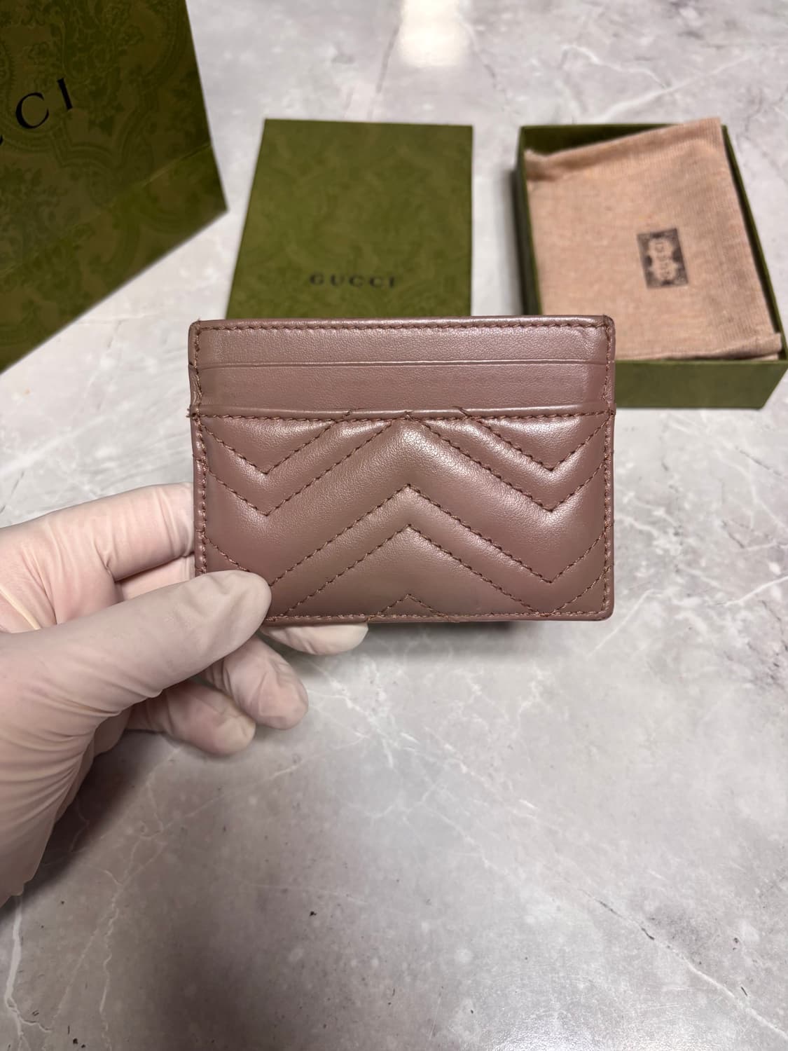 [A급] 구찌 GG 마몬트 카드지갑 토프 상품이미지2