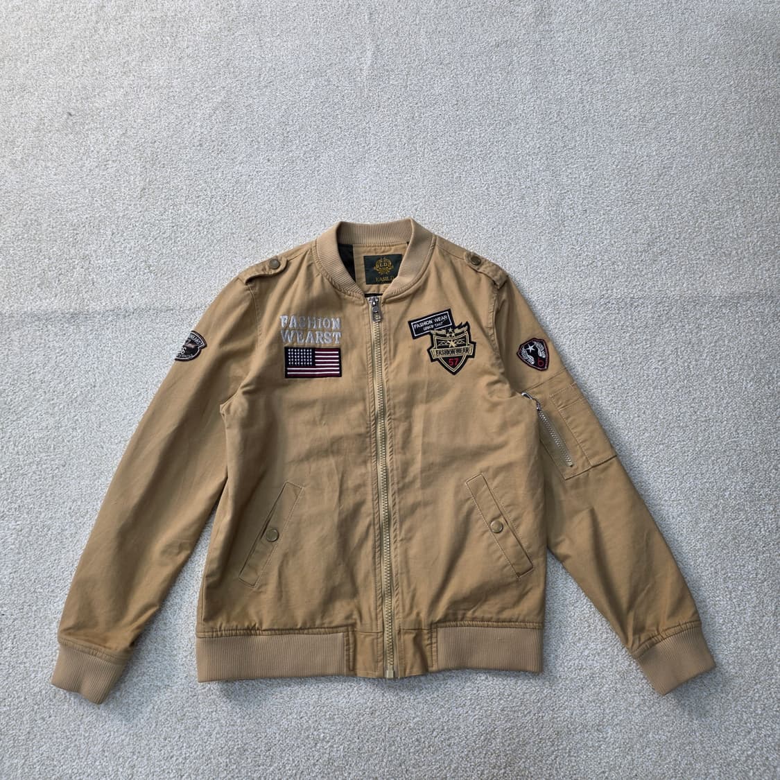 [L] KASILD 빈티지 집업 항공 자켓 1215J1 상품이미지1