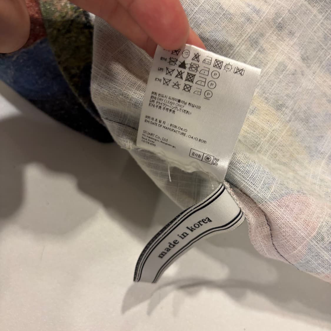 [XL] 앤더슨벨 튀니지 아트 프린트 반팔 셔츠 D368 상품이미지7