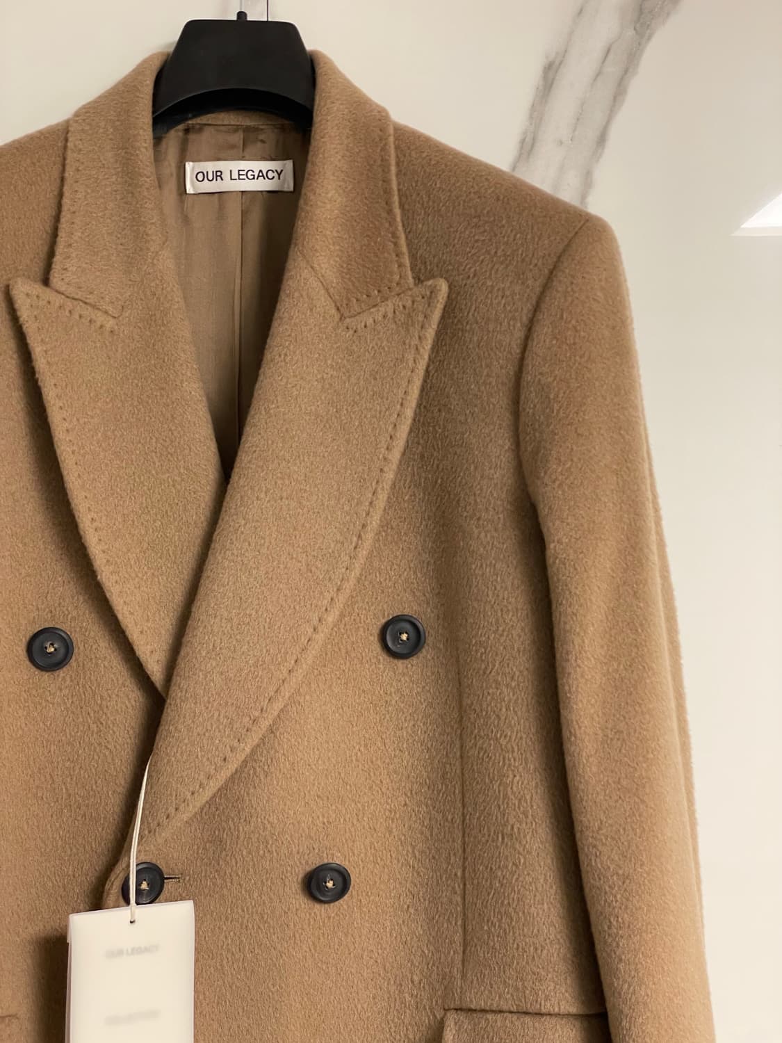 (50) 아워레가시 웨일코트 카멜 헤어리 울 상품이미지2