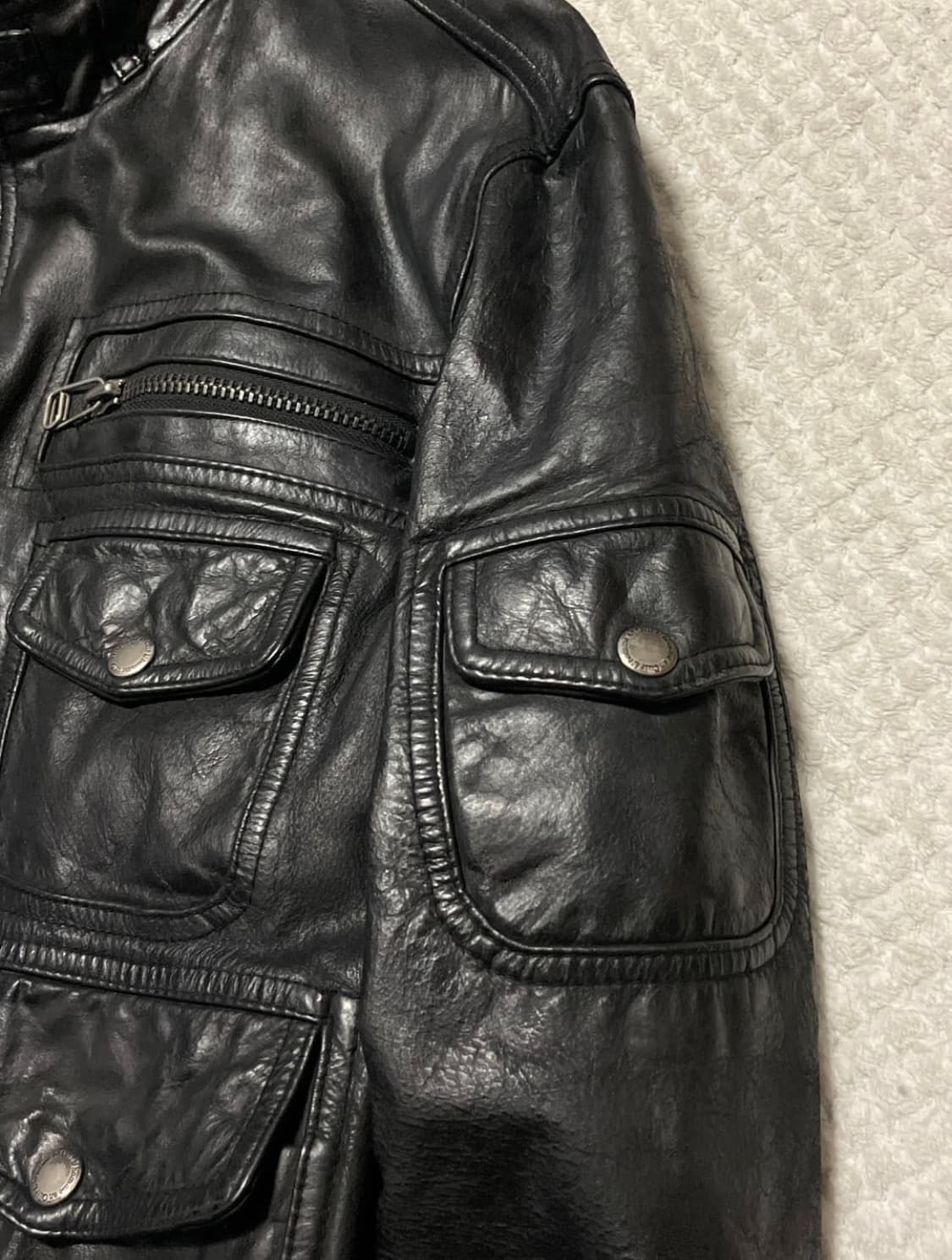 [50] L'homme en cuir 웨스턴 무드 소가죽 포켓 레더 상품이미지6