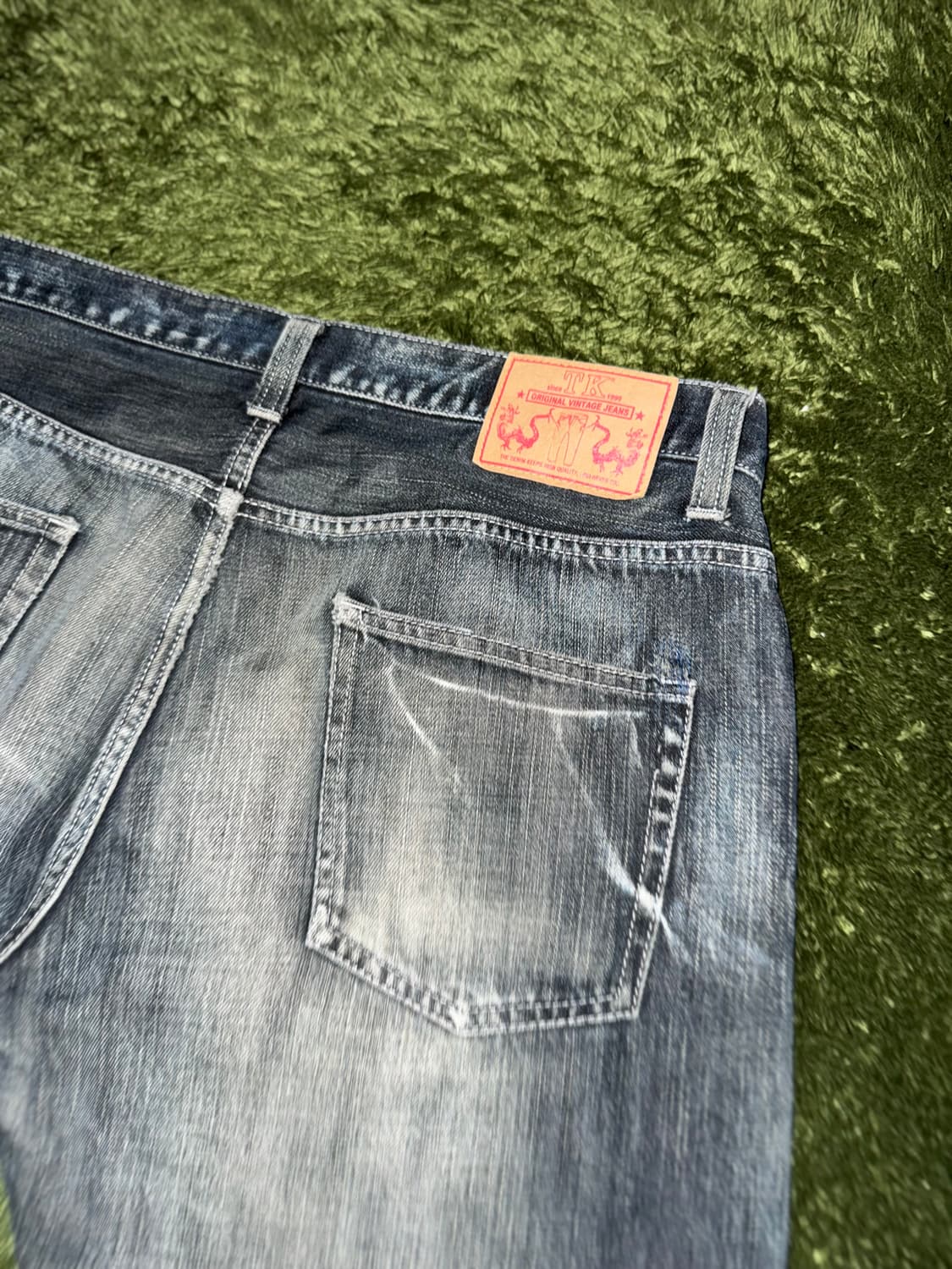 [5] 타케오 키쿠치 Made in Japan 리페어 버튼 플라이 데님 상품이미지9