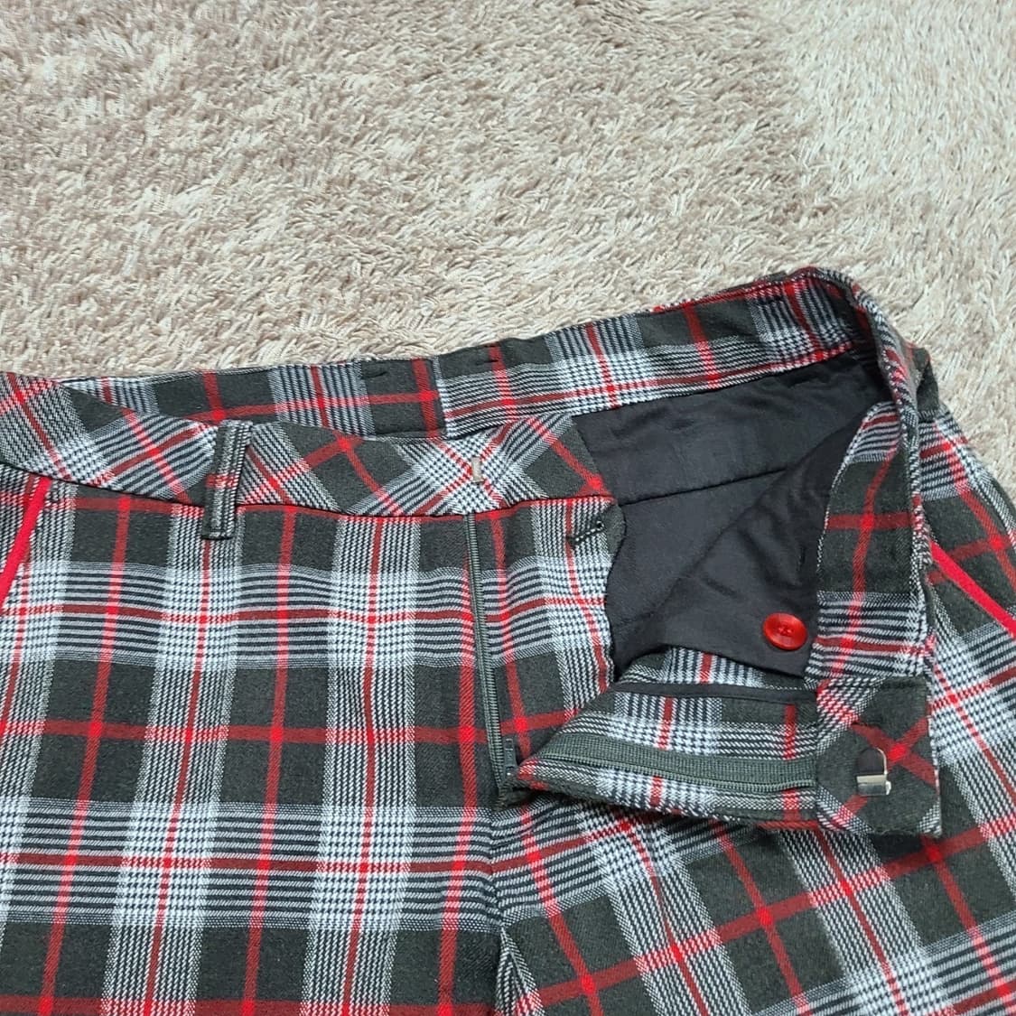 타이틀리스트 체크 패턴 골프 팬츠 76(30) 상품이미지3