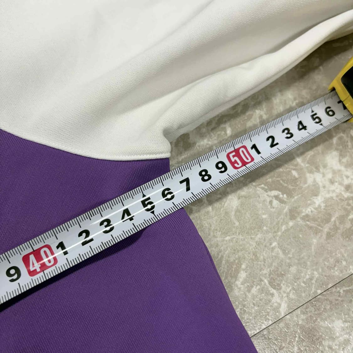 아디다스 화이트 퍼플 핀터깔 스웻 후드집업 희귀져지(M) 상품이미지8