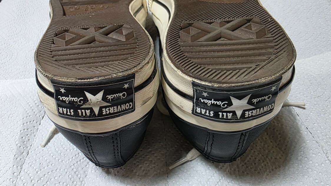 [250] 컨버스 척 70 로우 레더 블랙 (소가죽) 상품이미지5