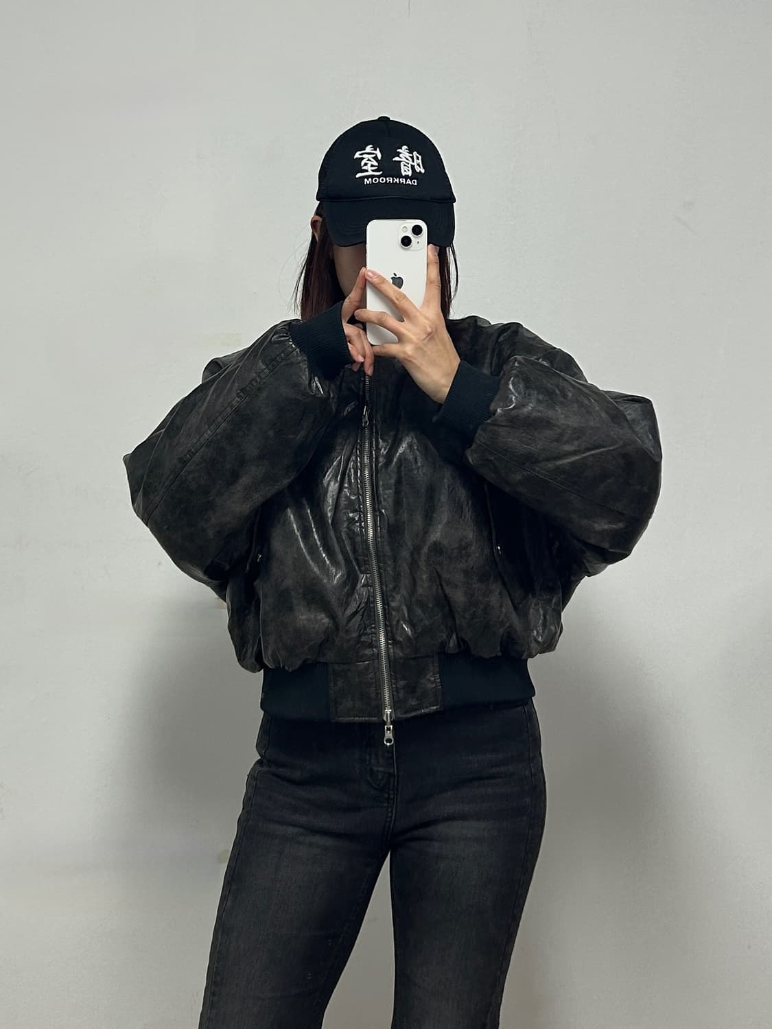 팬시클럽 빅로고 퀼팅 리버시블 엠보 점퍼 블랙 상품이미지1