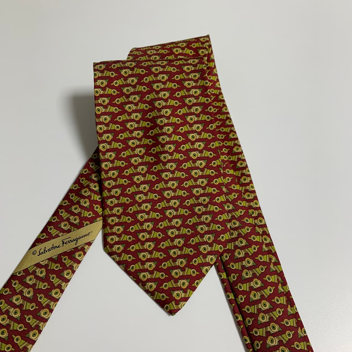 살바토레 페레가모(Ferragamo) 최상급 명품넥타이 100실크 정장룩 상품이미지9
