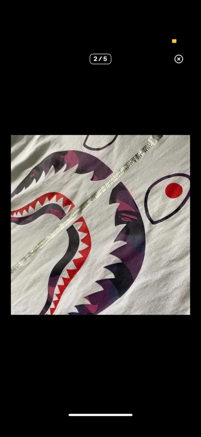 베이프 샤크 반팔 L 상품이미지5