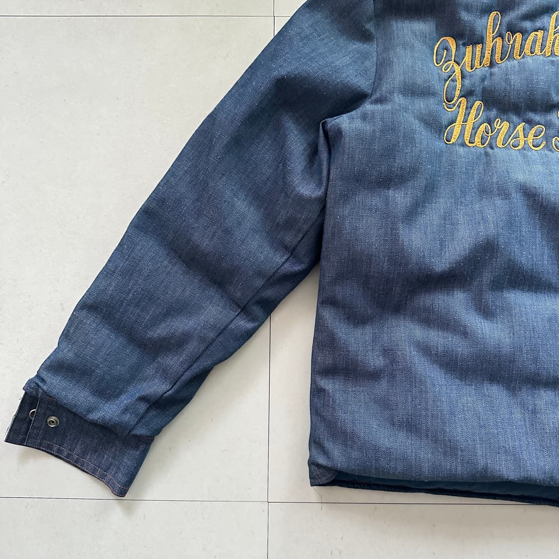 70s Hansa-Branta 데님 구스다운 자켓 MADE IN USA 상품이미지8