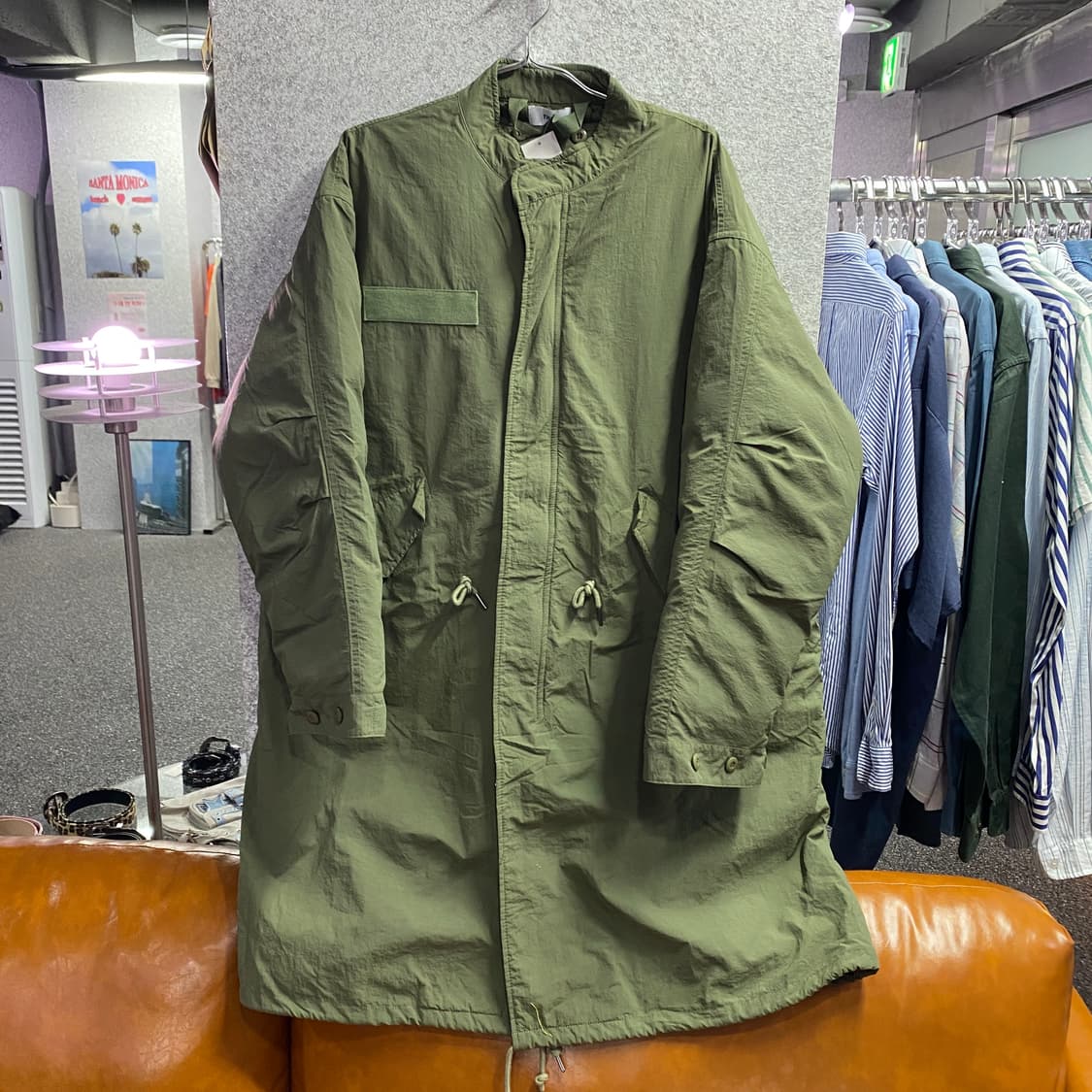 빈티지 THEN 피쉬테일 카키 야상 자켓 B3967 상품이미지2