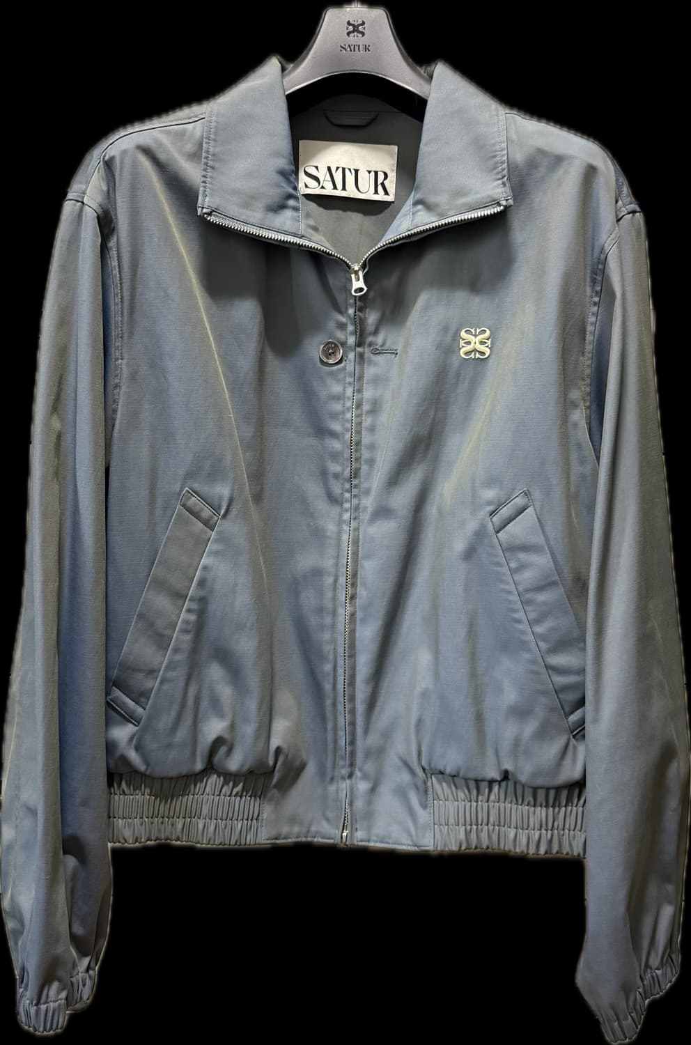 세터 레체 투톤 집업 자켓 에메랄드 블루 상품이미지2