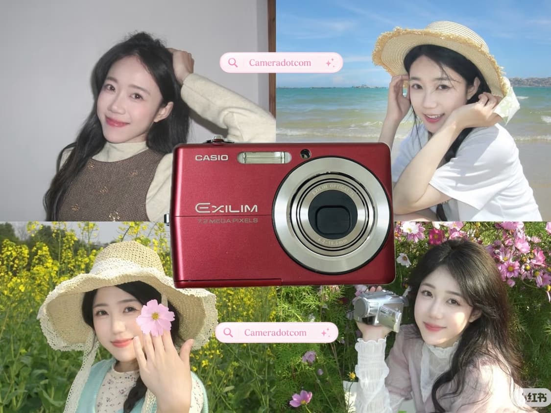 풀셋!) Casio 카시오 exlim z700 익슬림 레드 핑크 상품이미지1