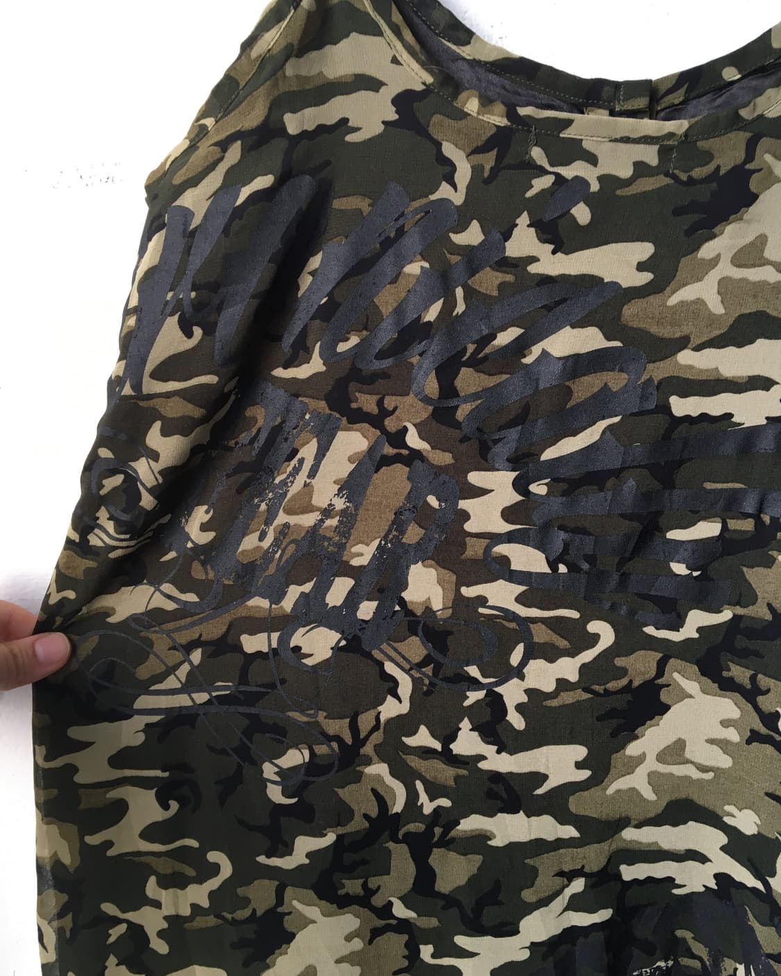 Camo pattern maxi onepiece 상품이미지5