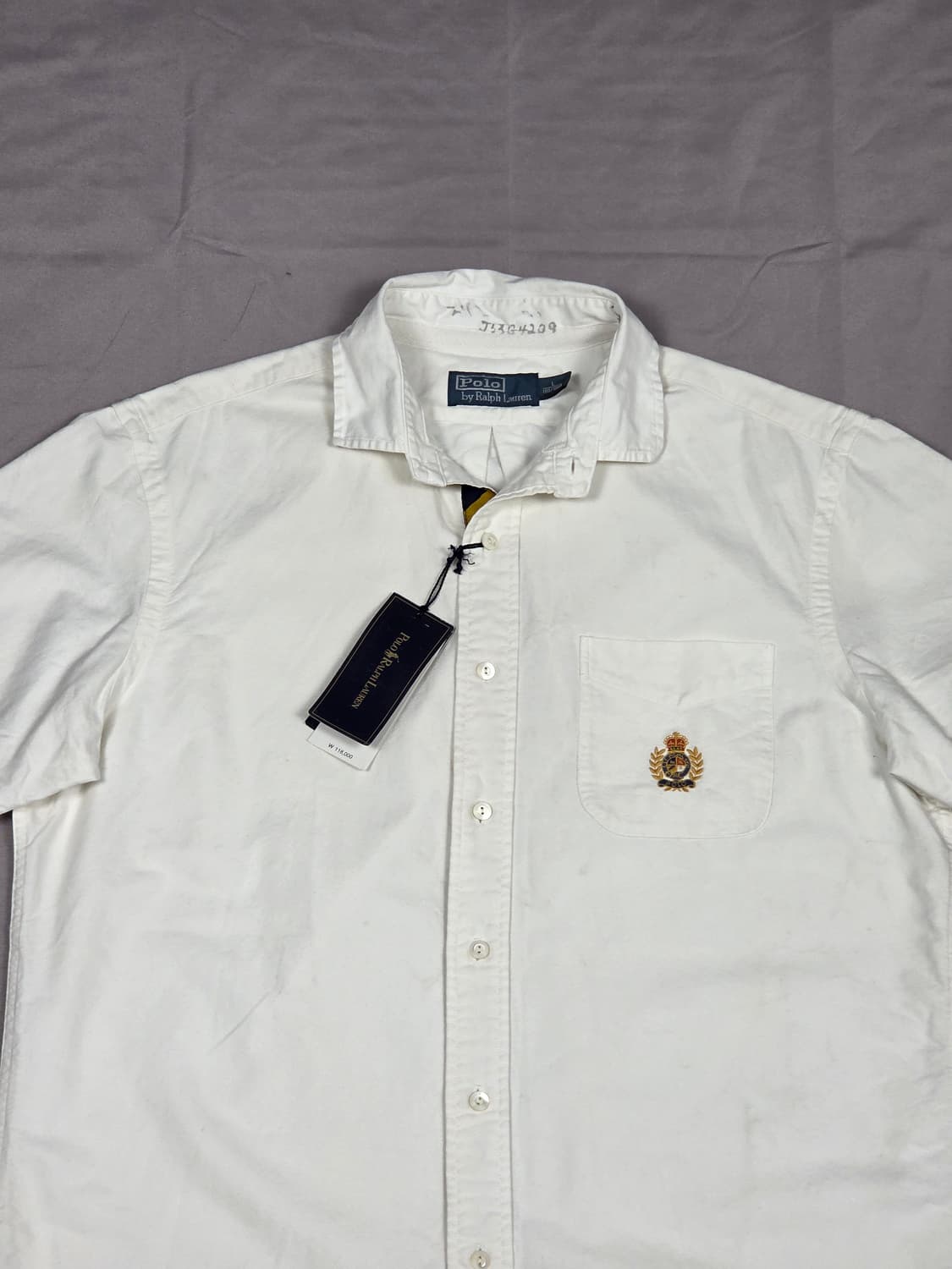 (새상품) [폴로 랄프로렌] 코튼 크레스트 반팔 셔츠 | S00083 상품이미지2