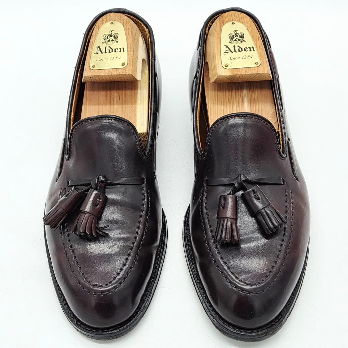 Alden 알든 563 쉘 코도반 테슬로퍼 버건디 (7 1/2 D) 상품이미지5