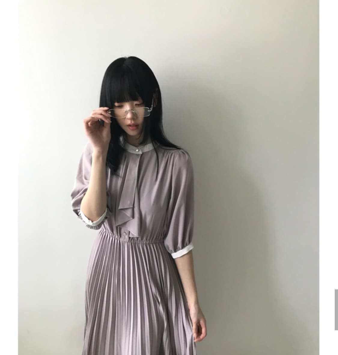 팜므뮤즈 빈티지 카라 원피스 상품이미지6