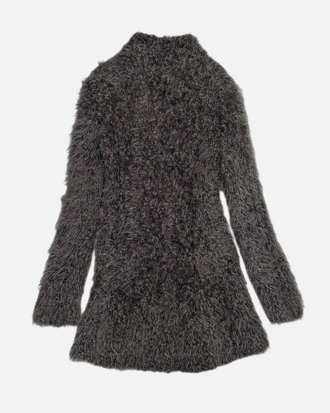 grunge texture hairy coat 상품이미지4