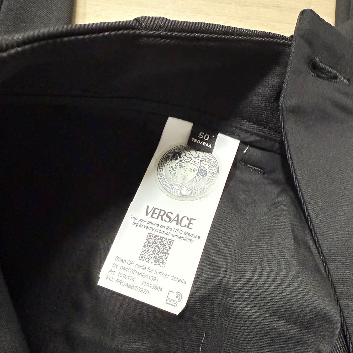 VERSACE 베르사체 일자 바지 새상품 상품이미지3