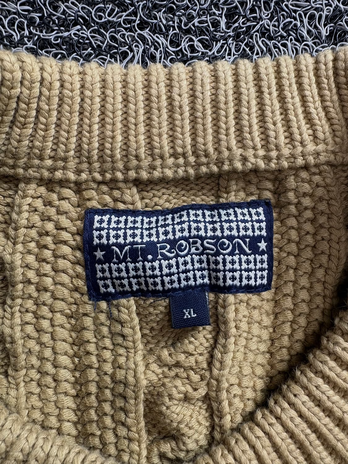 Mt.robson 아메카지 해비코튼 케이블 니트 머슬핏 3295 상품이미지3