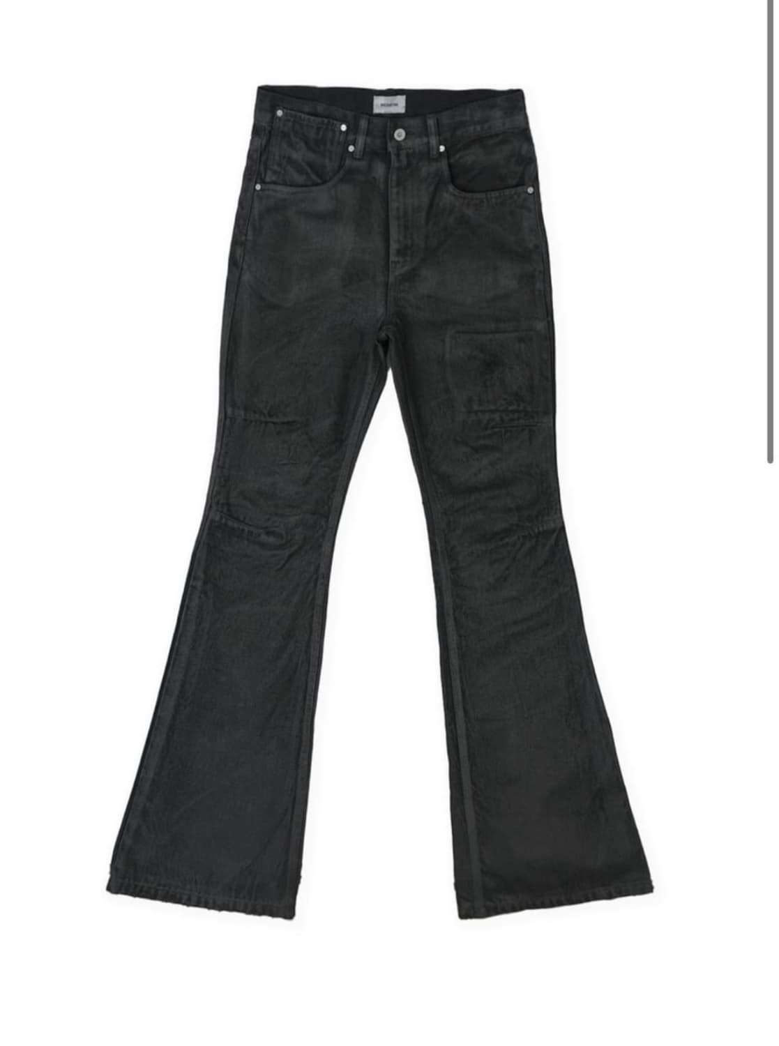 smallstupidtunes waxed flare denim 상품이미지1