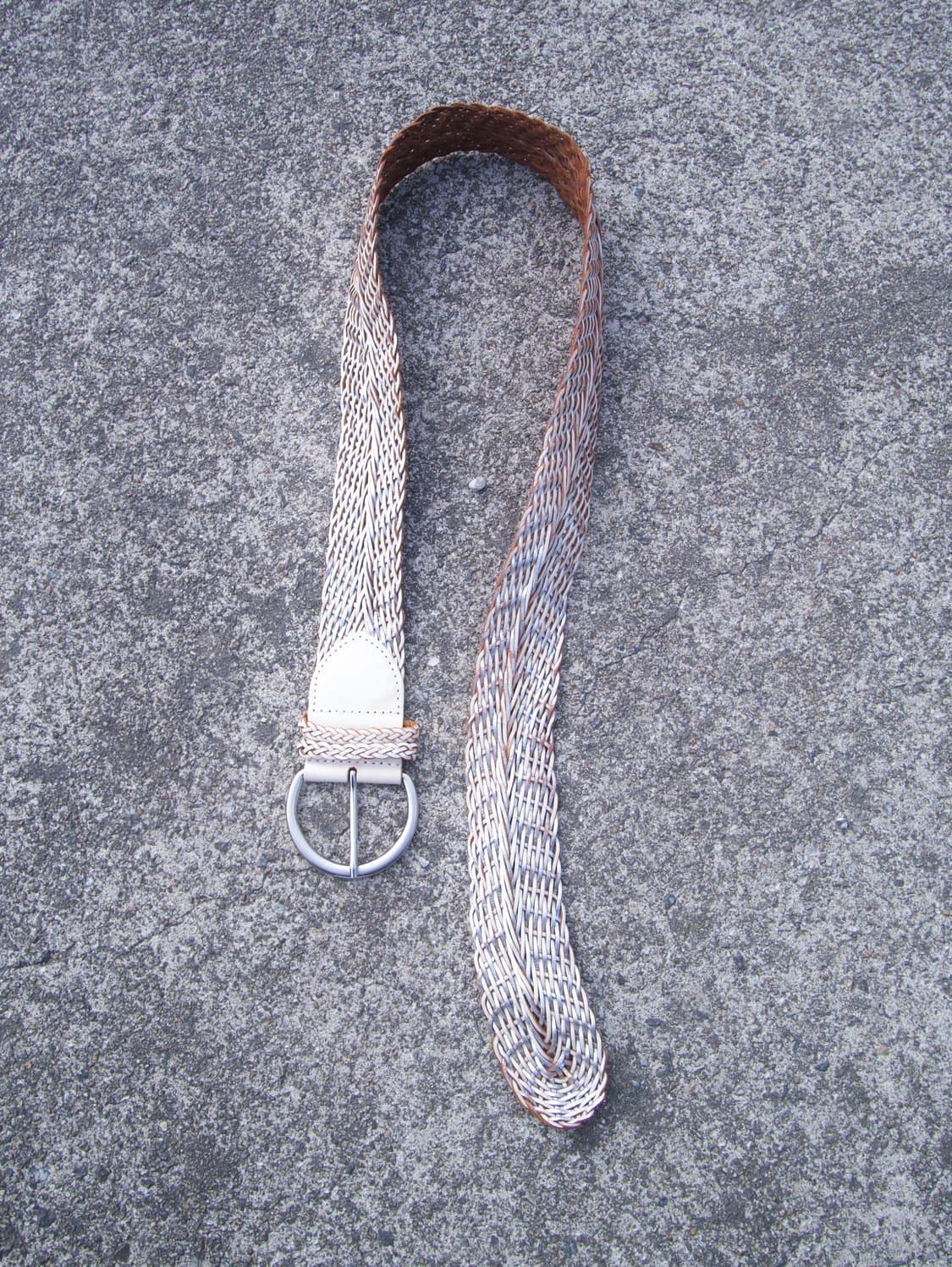 [UNTITLED] twist silver leather belt 상품이미지5