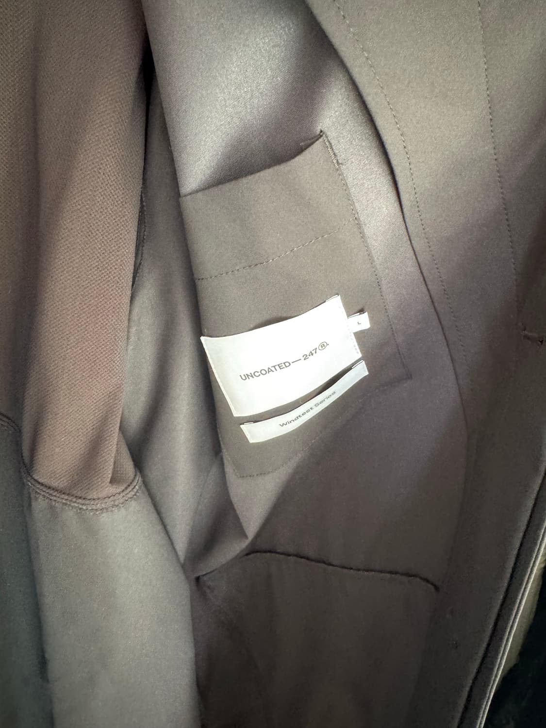 언코티드247 씨티 레인코트 블랙 상품이미지2